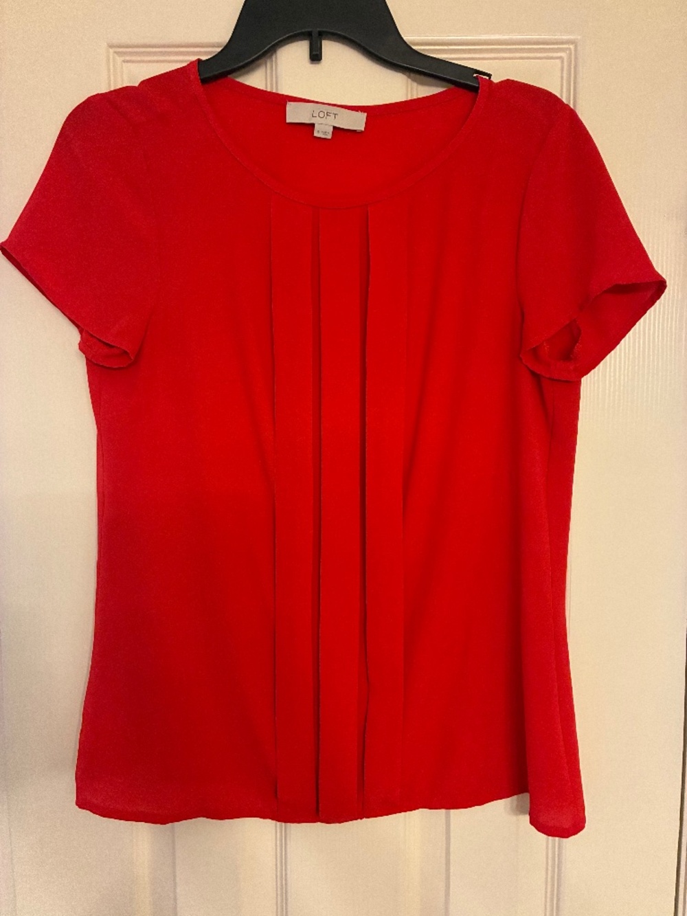 Loft Red Blouse
